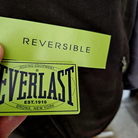 EVERLAST Womens Reversable Zip Up Hooded Jacket, Brown Sz L NWT - Picture 2 of 13